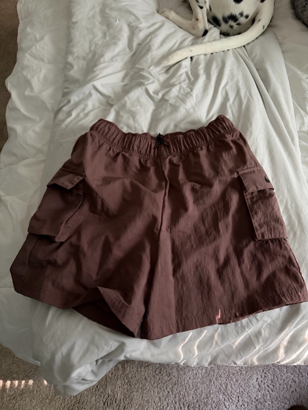 Nike Women's Cargo Shorts in Mauve
